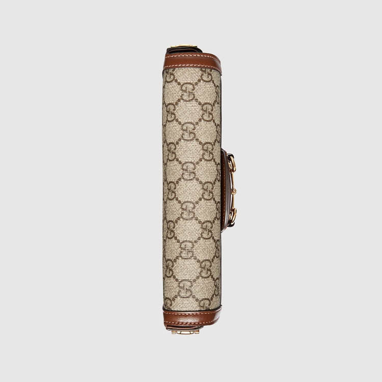 752002.92TCG.8563.012.100.0000.Light Gucci Horsebit 1955 mini bag